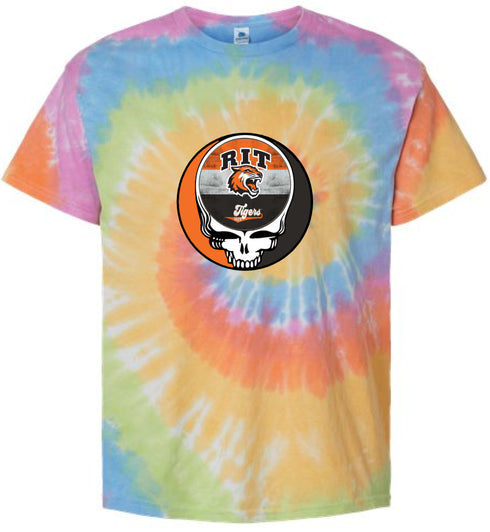 Rochetser Institure of Technology Stealie Tie-Dye T-Shirt