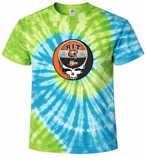 Rochetser Institure of Technology Stealie Tie-Dye T-Shirt