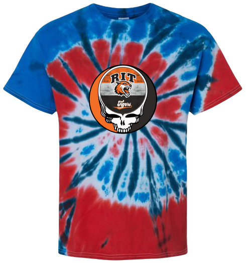 Rochetser Institure of Technology Stealie Tie-Dye T-Shirt
