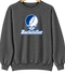 Rockefeller Stealie Premium Unisex Crewneck — Design: Rockefeller University — Dark Heather