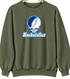 Rockefeller Stealie Premium Unisex Crewneck — Design: Rockefeller University — Military Green