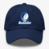 Rockefeller Stealie Premium Unisex Dad Hat — Design: Rockefeller University — Navy
