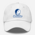 Rockefeller Stealie Premium Unisex Dad Hat — Design: Rockefeller University — White