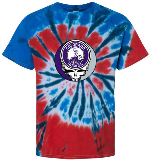Rockies Stealie Tie-Dye T-Shirt