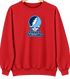 Roger Williams Stealie Premium Unisex Crewneck — Design: Roger Williams University — Red