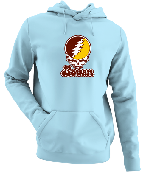 Rowan Stealie Premium Unisex Hoodie — Design: Rowan University — Light Blue