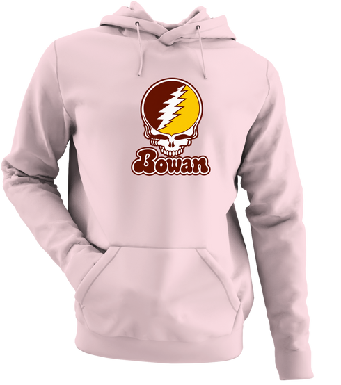 Rowan Stealie Premium Unisex Hoodie — Design: Rowan University — Light Pink