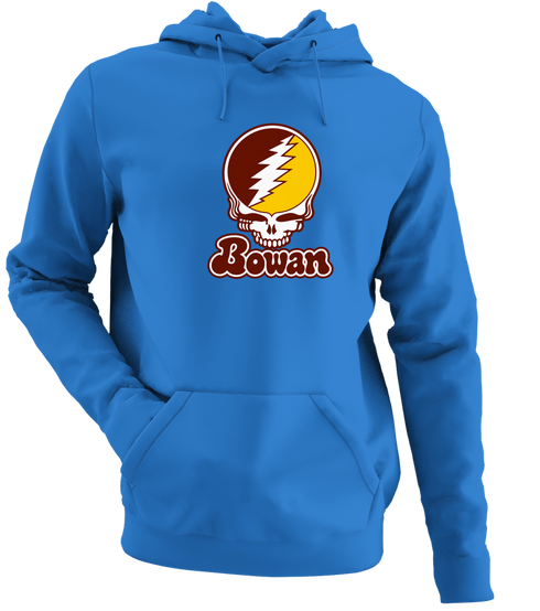 Rowan Stealie Premium Unisex Hoodie — Design: Rowan University — Heather Royal