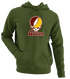Rowan Stealie Premium Unisex Hoodie — Design: Rowan University — Military Green