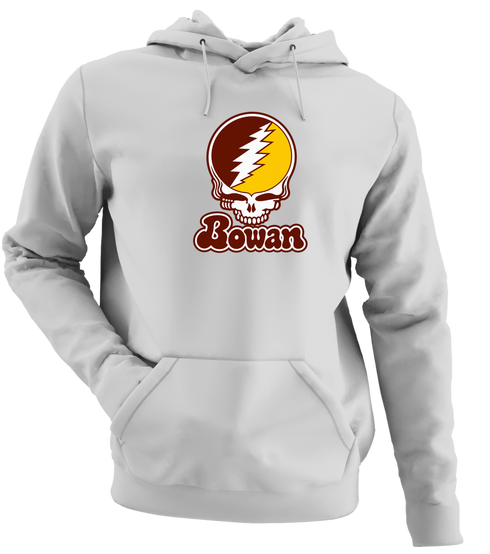 Rowan Stealie Premium Unisex Hoodie — Design: Rowan University — Sport Grey