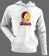 Rowan Stealie Premium Unisex Hoodie — Design: Rowan University — White/Grey