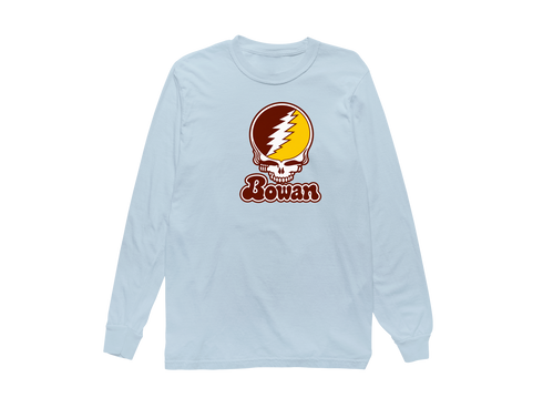 Rowan Stealie Premium Unisex Long-Sleeve — Design: Rowan University — Chambray