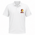 Rowan Stealie Premium Unisex Polo — Design: Rowan University — White