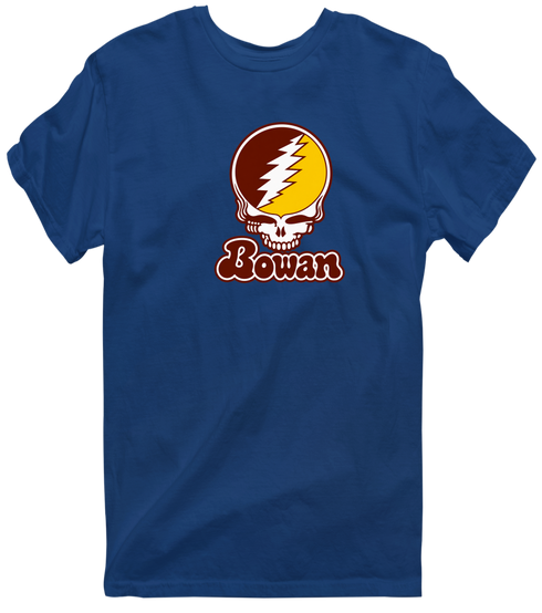 Rowan Stealie Premium Unisex T-Shirt — Design: Rowan University — Navy