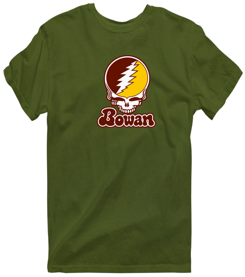 Rowan Stealie Premium Unisex T-Shirt — Design: Rowan University — Military Green