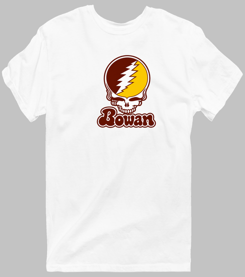 Rowan Stealie Premium Unisex T-Shirt — Design: Rowan University — White
