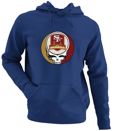 San Francisco Football - Premium Grateful Dead Hoodie - Navy - 2