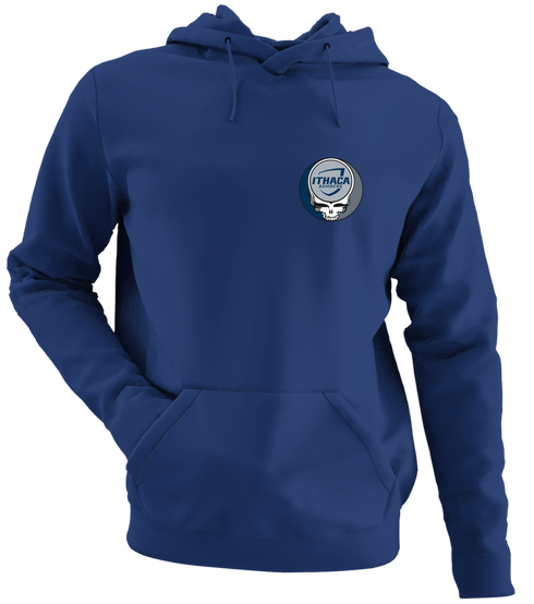 Ithaca - Premium Grateful Dead Left Chest Hoodie - Navy - 2