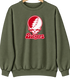 Rutgers Stealie Premium Unisex Crewneck — Design: Rutgers University — Military Green