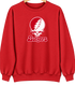 Rutgers Stealie Premium Unisex Crewneck — Design: Rutgers University — Red