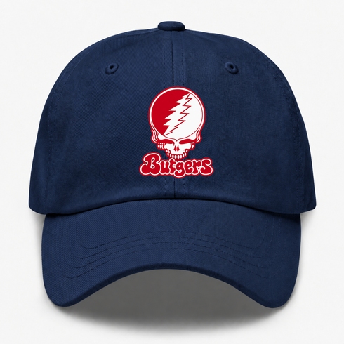 Rutgers Stealie Premium Unisex Dad Hat — Design: Rutgers University — Navy