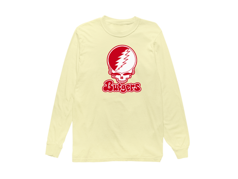 Rutgers Stealie Premium Unisex Long-Sleeve — Design: Rutgers University — Butter