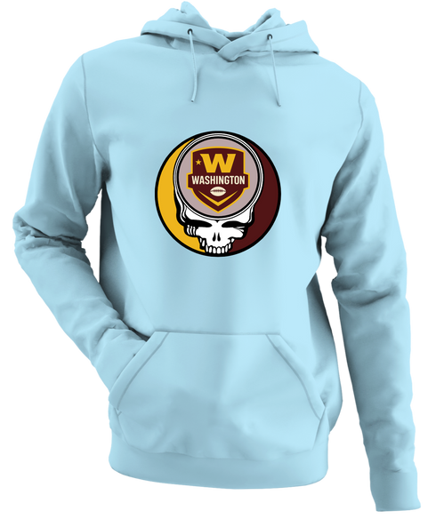 Washington Football - Premium Grateful Dead Hoodie - Light Blue - 1