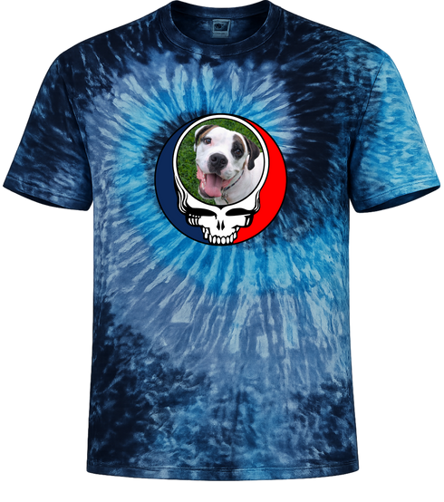 1456 - Custom Stealie Tie-Dye