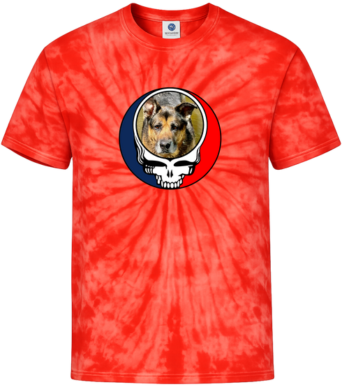 1449 - Custom Stealie Tie-Dye