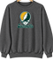Sacramento Baseball Stealie Grateful Dead Crewneck — Sacramento Athletics — Dark Heather
