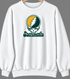 Sacramento Baseball Stealie Grateful Dead Crewneck — Sacramento Athletics — White