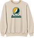 Sacramento Baseball Stealie Grateful Dead Crewneck — Sacramento Athletics — Sand