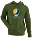 Sacramento Baseball Stealie Grateful Dead Hoodie — Sacramento Athletics — Military Green