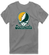 Sacramento Baseball Stealie Grateful Dead T-Shirt — Sacramento Athletics — Dark Heather