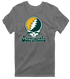Sacramento Baseball Stealie Grateful Dead T-Shirt — Sacramento Athletics — Charcoal