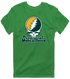 Sacramento Baseball Stealie Grateful Dead T-Shirt — Sacramento Athletics — Irish Green