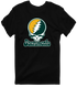 Sacramento Baseball Stealie Grateful Dead T-Shirt — Sacramento Athletics — Black