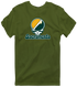 Sacramento Baseball Stealie Grateful Dead T-Shirt — Sacramento Athletics — Military Green
