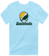Sacramento Baseball Stealie Grateful Dead T-Shirt — Sacramento Athletics — Light Blue