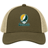 Sacramento Baseball Stealie Grateful Dead Trucker Cap — Sacramento Athletics — Moss/Khaki