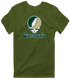 Sacramento Stealie Premium Unisex T-Shirt — Design: Sacramento State — Military Green