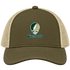 Sacramento Stealie Premium Unisex Trucker Cap — Design: Sacramento State — Moss/Khaki