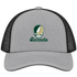 Sacramento Stealie Premium Unisex Trucker Cap — Design: Sacramento State — Heather Grey/Black