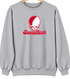 Sacred Heart Stealie Premium Unisex Crewneck — Design: Sacred Heart University — Sport Grey