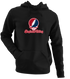 Saginaw Valley Stealie Premium Unisex Hoodie — Design: Saginaw Valley State University — Black