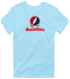Saginaw Valley Stealie Premium Unisex T-Shirt — Design: Saginaw Valley State University — Light Blue