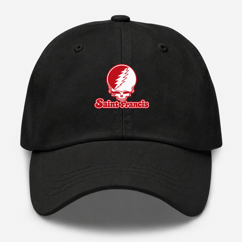 Saint Francis Stealie Premium Unisex Dad Hat — Design: Saint Francis University — Black