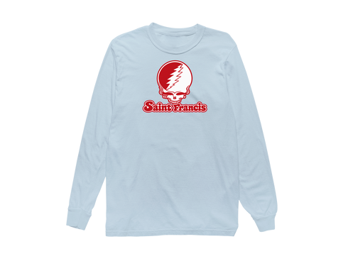 Saint Francis Stealie Premium Unisex Long-Sleeve — Design: Saint Francis University — Chambray