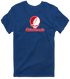 Saint Francis Stealie Premium Unisex T-Shirt — Design: Saint Francis University — Navy