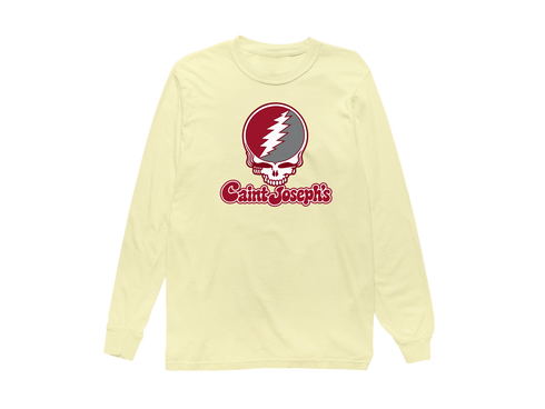 Saint Joseph’s Stealie Premium Unisex Long-Sleeve — Design: Saint Joseph’s University — Butter